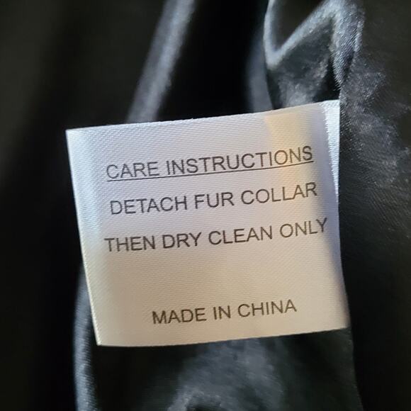 Henig Furs Rust Ochre Burnt Orange Wool Blend Foat with Genuine Fox Collar 4 6 - Picture 10 of 11